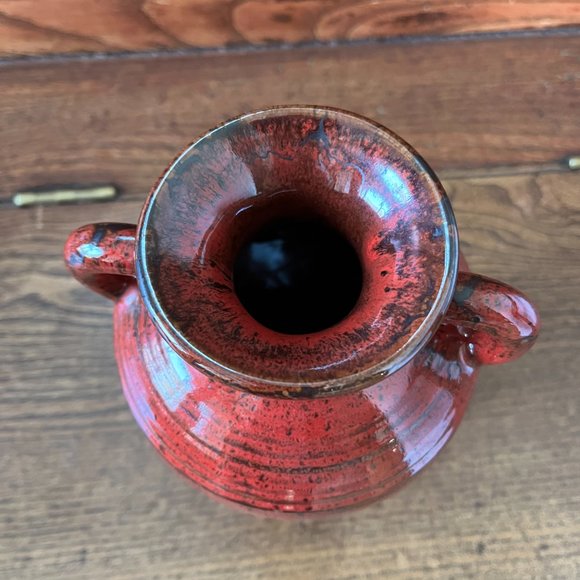 Southern Living At Home - red and brown vase - Picture 3 of 5